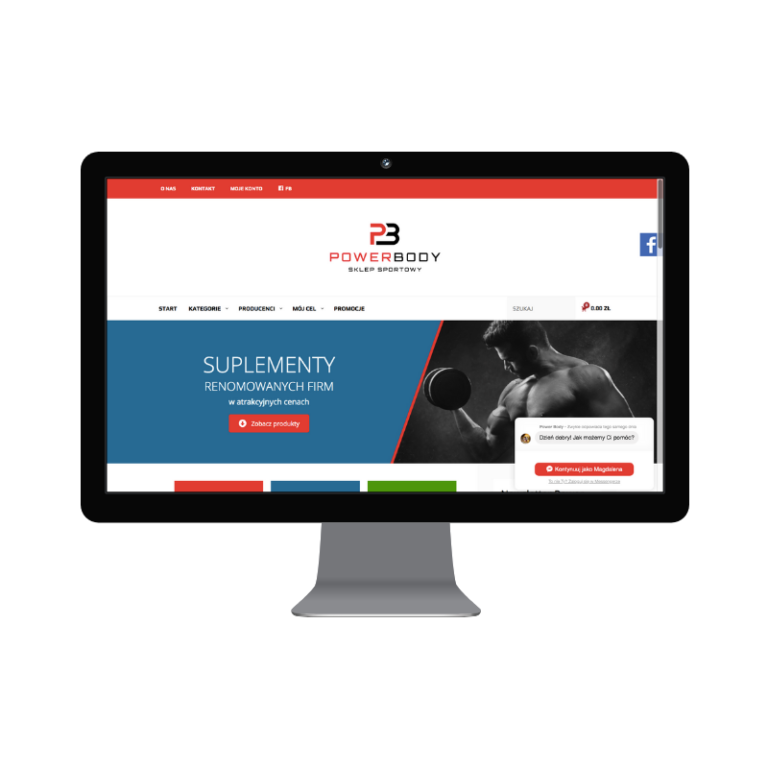 Strona internetowa Power Body