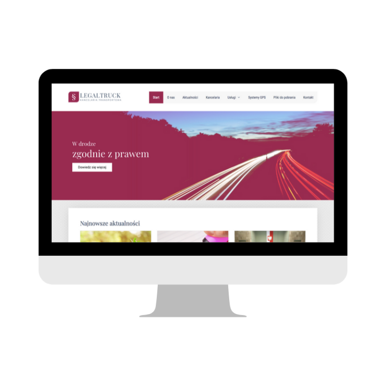 projekty strony internetowych